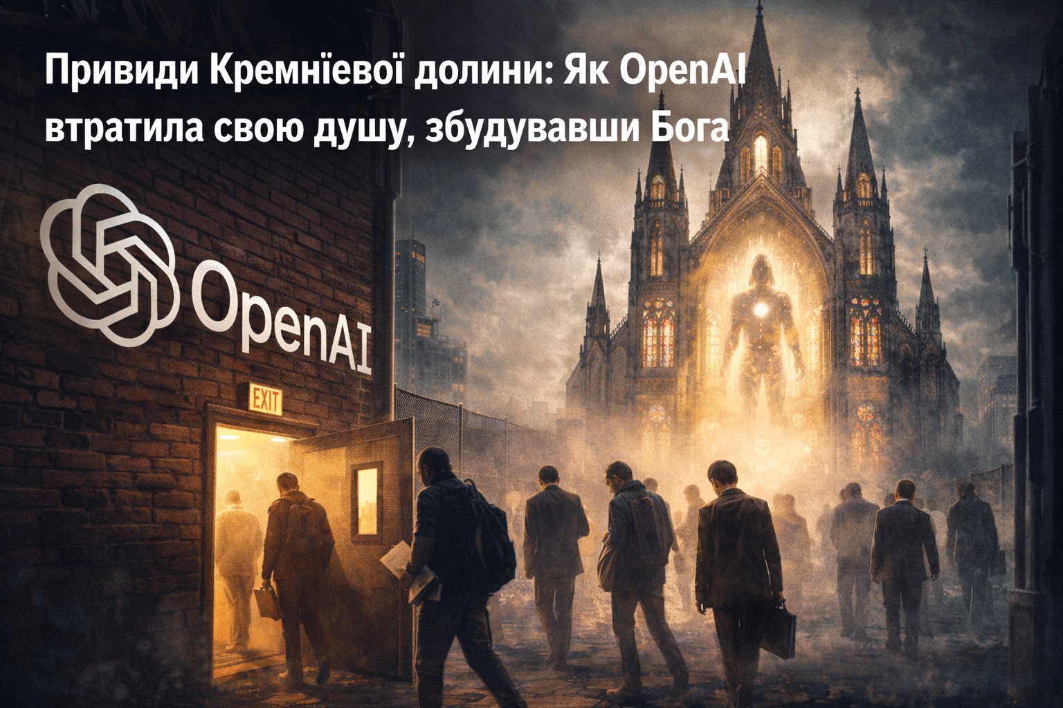Привиди Кремнієвої долини: як OpenAI втратила душу, створюючи Бога