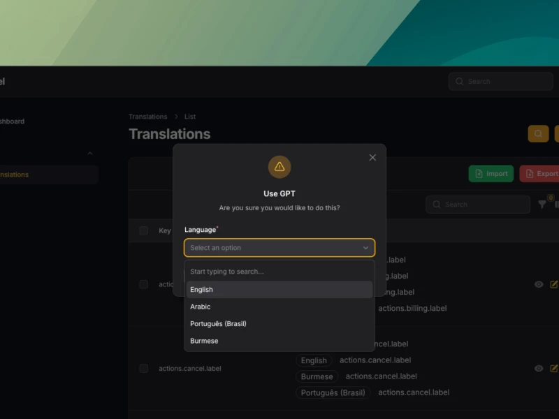 Використання AI для управління перекладами в Laravel